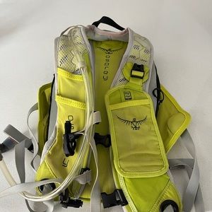 Osprey Rev 1.5 hydration backpack. Used but still in good shape.